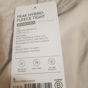 Athleta Women new Peak Hybrid fleec Tight
color:Bi
